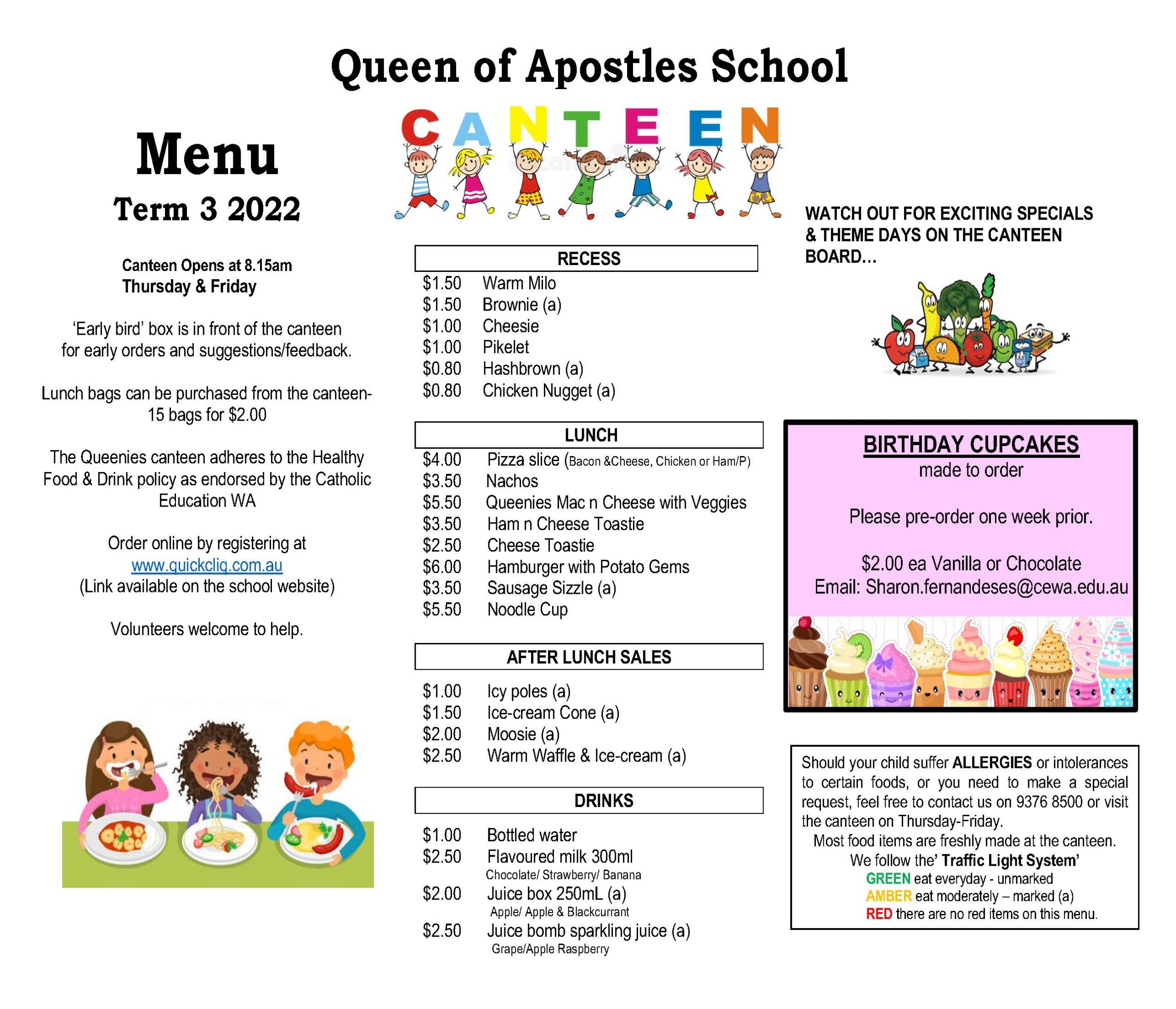 Canteen Queen of Apostles School